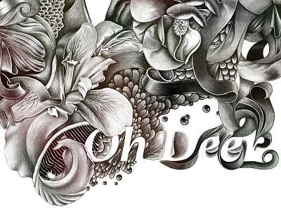 Oh Deer animals deer digital illustration illustration lettering random surreal