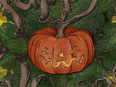 Happy Halloween 2016 2016 arborealphabet creepy halloween happy halloween illustration lauraserra lettering