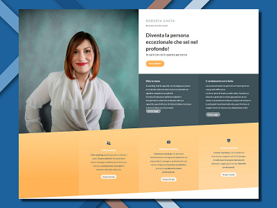 Roberta Gaeta - Business Coach branding design divi ui ux web website wordpress