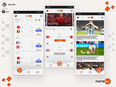 UI Design App Football design graphic design ui uidesign uiuxdesign userinterface