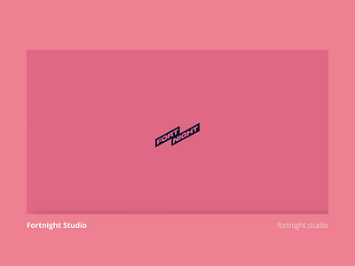 Fortnight Studio - Website awwwards design figma illustration pink ui web design webflow website