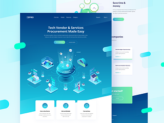 EZPRO Procurement - Landing Page by Muhammad Aseif on Dribbble