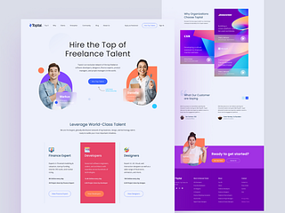 Toptal.com - Landing Page Design Concept By Muhammad Aseif On Dribbble