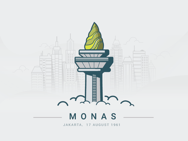 Monas Jakarta by Muhammad Aseif for Plainthing Studio on 