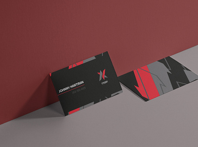 Business card design branding design flat lettering logo minimal type typography vector