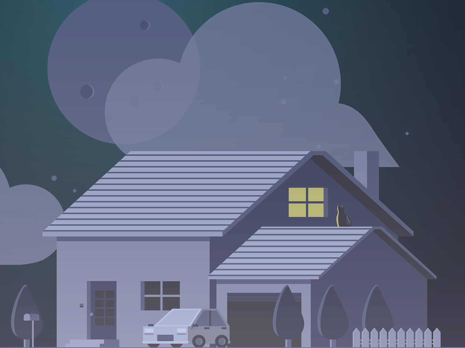 Home Illustration by Jakub Papis on Dribbble