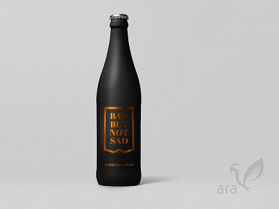 Beer label branding design label type typography vector