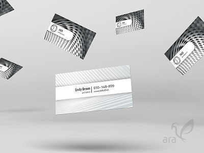 Architecture business card branding design flat lettering logo type typography vector
