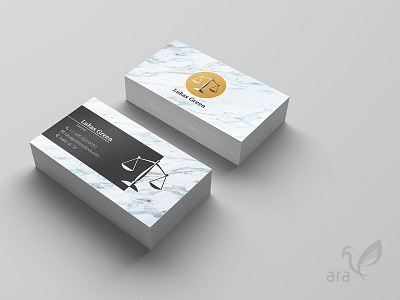 Lawyer business card branding design flat lettering logo type typography vector