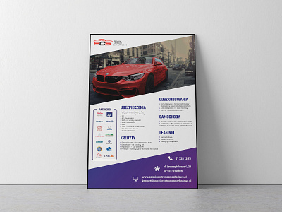 PCS Poster branding car design graphic poster poster design type typography vector