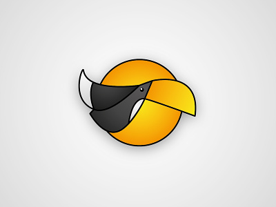 Tucán Icon - Weekly Warm-Up vol. 4 branding design flat icon illustration illustrator logo minimal vector web