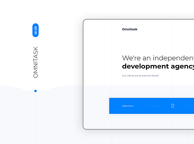 Omnitask UI UX Design adobe xd agency website animation app branding design development flat icon illustration logo minimal omnitask typography ui ux vector web website