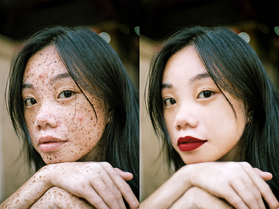 Image face retouching | Deap Clipping | Model Face Retouching |