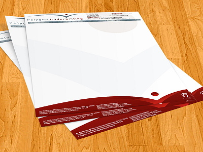 Polygon Underwriting Letterhead Design