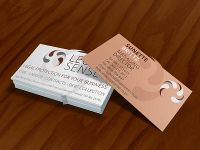 Legal Sense Business Cards business cards corporate identity graphic design identity design logo design print design