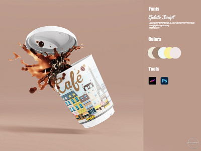 Coffee To Go branding design graphic design illustration
