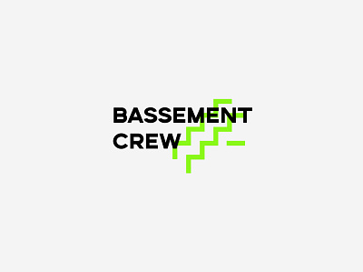 Bassement crew logotype concept bassement branding crew design logo logotype rave vector