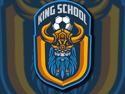 Viking Mascot logo