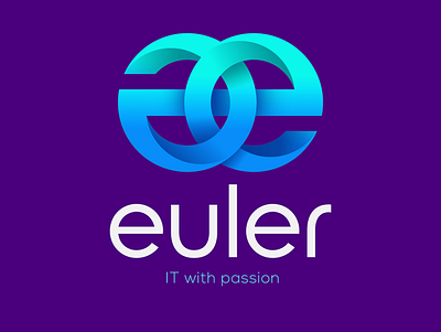 euler 3d animation branding creative design graphic design illustration logo logodesign motion graphics typography ui vector