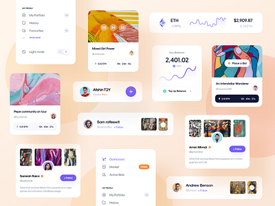 Dashboard Design - NFT 3d animation branding creative crypto crypto dashboard cryptocurrency custom design dashboard design design illustration logo logodesign marketplace nft marketplacd ui ux uxui design vector website design