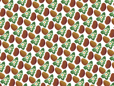 Potato Pattern illustration pattern texture
