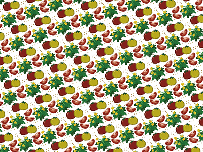 Tomato Pattern illustration pattern texture