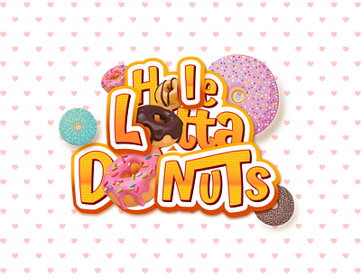 Mini Donuts logo bold cafe colorful design dessert donuts food icecream illustration logo minidonuts restaurant sweets typography vector