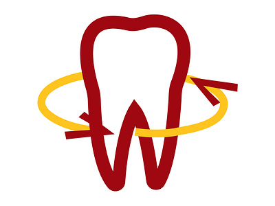 icon for a dentist brand branding dental dentist design doctor flat healthcare logo medical office sign symbol tooth