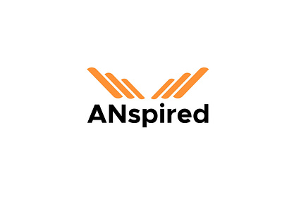 anspired2 brand branding design flat logo shape sign symbol typography vector