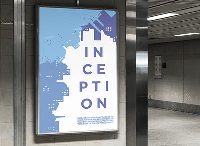 Inception Movie Poster design graphic design poster design