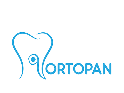 Dental Ortopan Service Logo brand branding camera dental design illustration logo shape sign symbol tooth typography