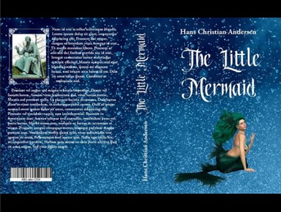 Little Mermaid Book Cover book book cover cover coverdesign design fable graphic design illustration literature typography