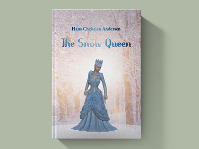The Snow Queen Book Cover book cover book cover design cover design design fable graphic graphic design graphics illustration legend story typography