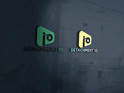 Detachment Io Software Startup animation app brand branding design flat icon ios lettering logo minimal shape sign symbol type typography ui ux web website