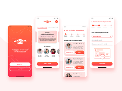 WeVote App Design