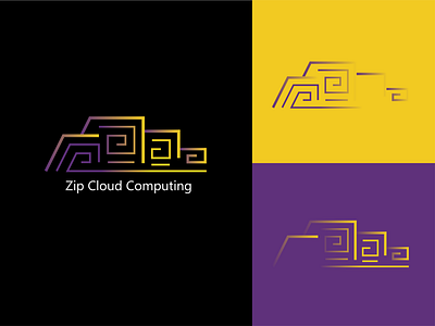 Zip Cloud Computing: Daily Logo Challenge 14 branding dailylogochallenge design graphic design icon logo minimal practice