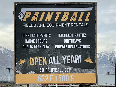 Banner - Street Sign (SB Paintball)