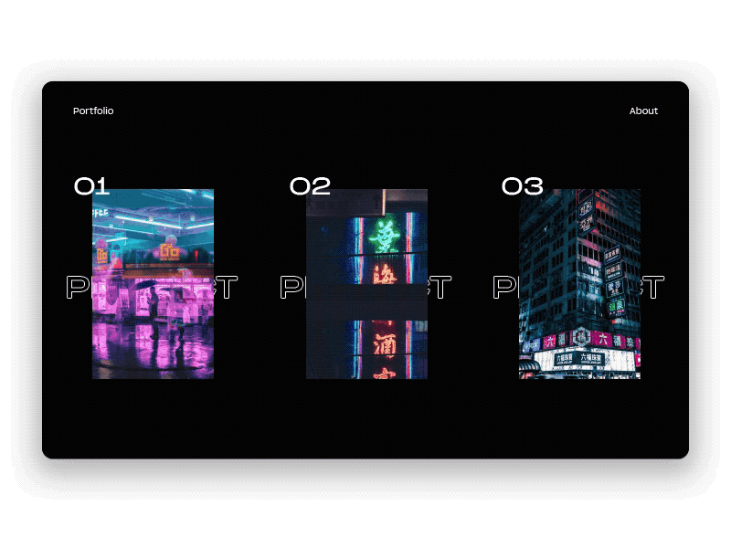 Portfolio concept • Projects