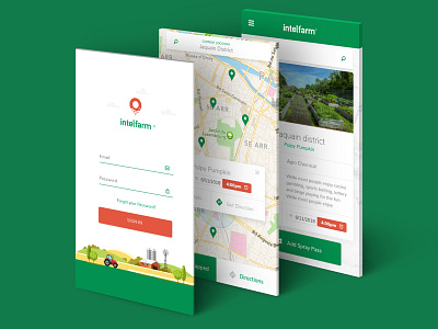 Intelfarm Ui design