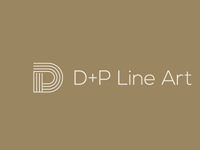 D+P logo design branding graphic design logo