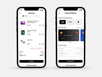 Credit Card Checkout design mobile app ui ux