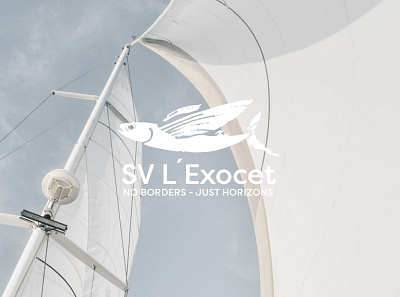 Sailing L'Exocet design graphic design illustration logo