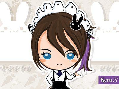 Keru character chibi colombia kawaii maid nesslink rabbit