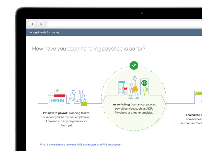 QuickBooks Payroll Setup by Kylie Tuosto for Intuit on Dribbble