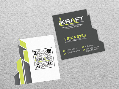 Die-cut business card branding business card custom design die cut illustration vector