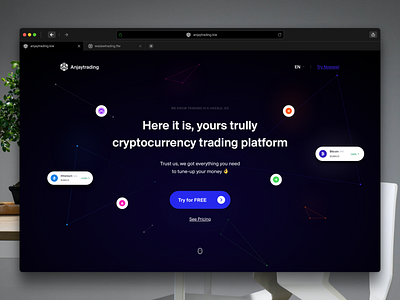 Cryptocurrency Trading Website