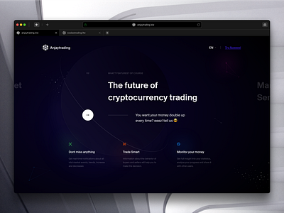 Cryptocurrency Trading Website 2