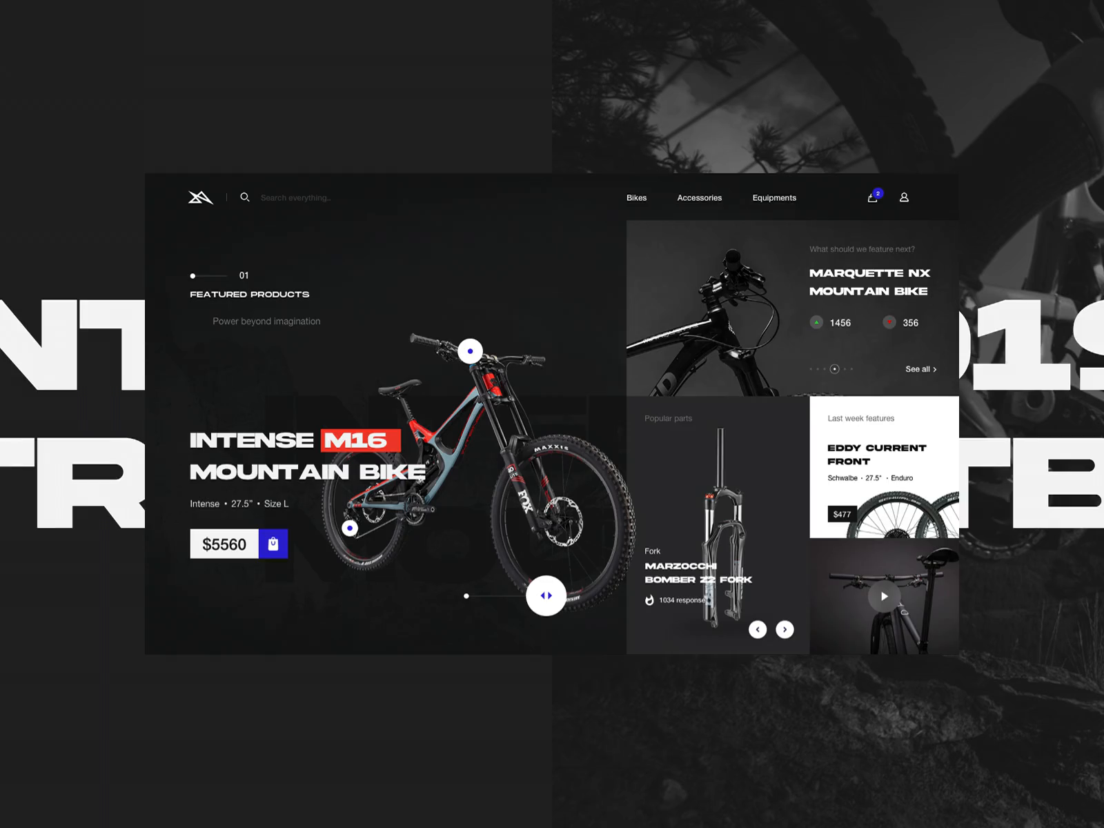 bike shop website