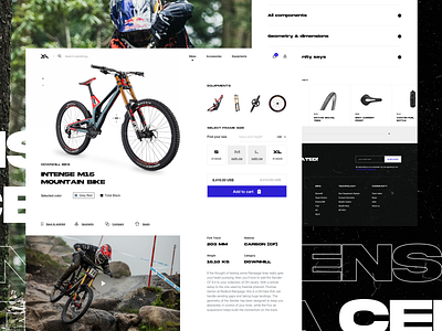 Mountain Bike Online Store Exploration 5 bike store checkout downhill bike ecommerce mountain bike online shop product page