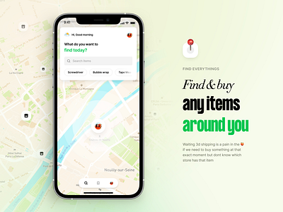 Search items nearby app